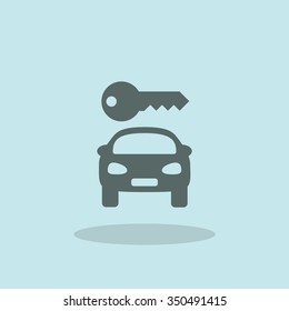Parking place vector