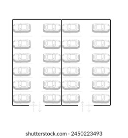 parking plan or car garage