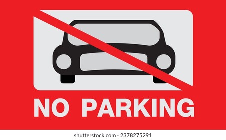 Parking is prohibited for graphic work.