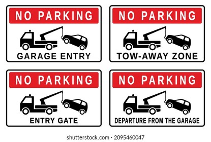 Parkplatz auf weißem Hintergrund verboten