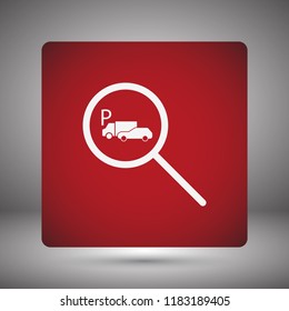 parking search icon vector