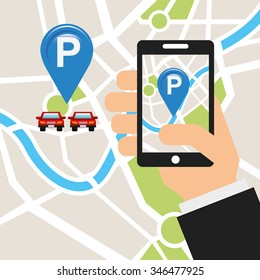 parking service design, vector illustration eps10 graphic 