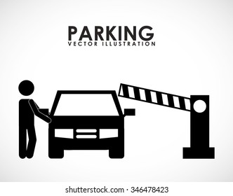 parking service design, vector illustration eps10 graphic 