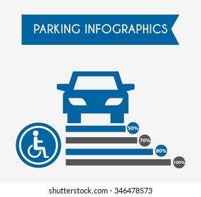 parking service design, vector illustration eps10 graphic 