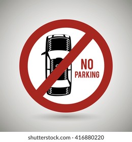 parking sign design 