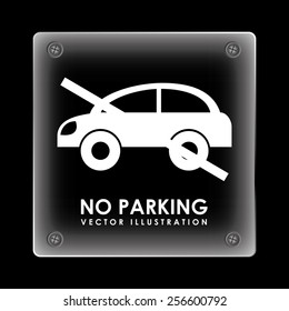 parking sign design, vector illustration eps10 graphic 