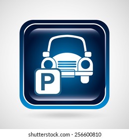 parking sign design, vector illustration eps10 graphic 