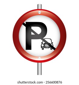 parking sign design, vector illustration eps10 graphic 