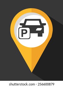 parking sign design, vector illustration eps10 graphic 