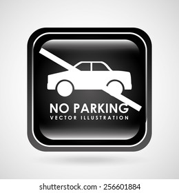 parking sign design, vector illustration eps10 graphic 