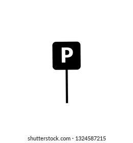 parking sign icon