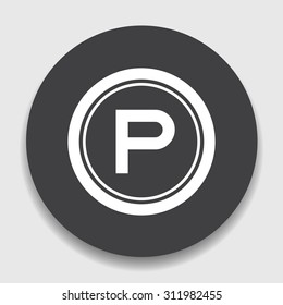 parking sign  icon