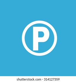 parking sign  icon
