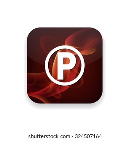 parking sign  icon