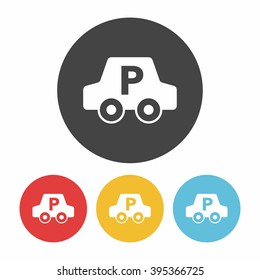 parking sign icon