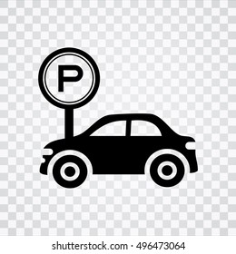 parking sign  icon