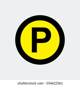  Parking sign icon