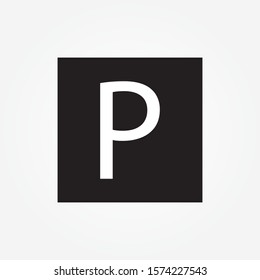Parking  sign icon design vector illustration