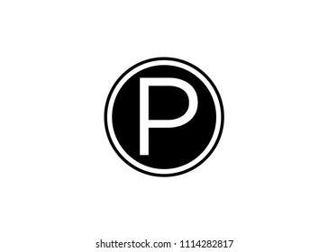  Parking Sign icon flat