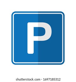Parking Sign Icon : Transportation Theme, Infographics and Other Graphic Related Assets.
