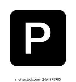 Parkschild Symbol Vektorgrafik Design in eps 10