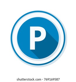 Parking sign illustration
