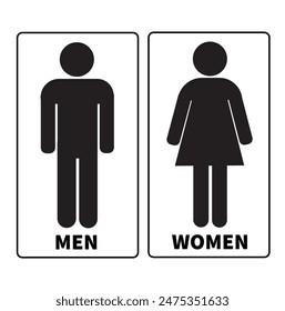 Parkschild und Toiletten-Symbol Vektorgrafik