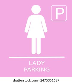 Parking sign and Restroom icon vector