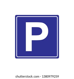 parking sign, parking space, parking lot sign vector