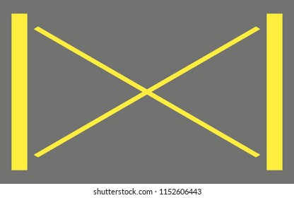 parking sign symbol for bike asphalt icon symbol street illustration yellow on gray
