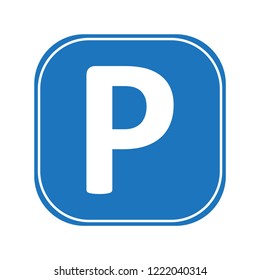parking sign vector