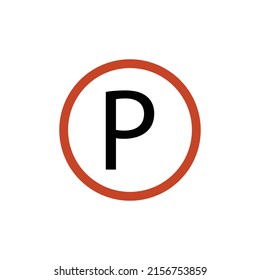 : Parkplatzzeichen, Vektorsymbol