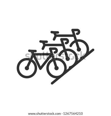 Similar – Image, Stock Photo Parking space for bicycles