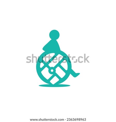 Parking space for people with disabilities