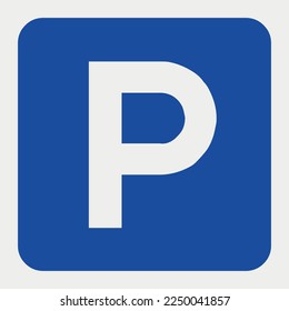 Parking Symbol Sign Vector illustration