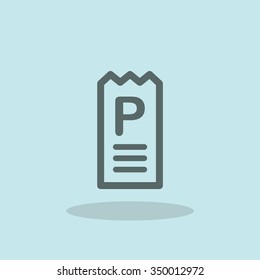 Parking talon pictogram