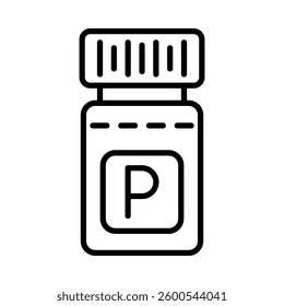 Parking Ticket Vector Line Icon Design