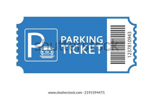 Parking tickets,\
parking zone, vector,\
icon.