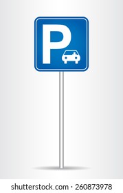 Parking traffic sign