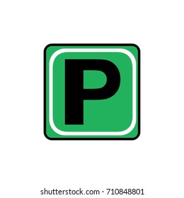 parking traffic sign