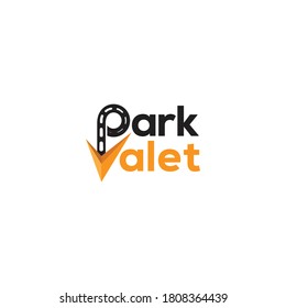 Parking Lot And Valet Profession, Vector Logo Design