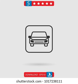 parking vector icon