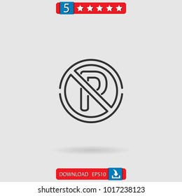 parking vector icon