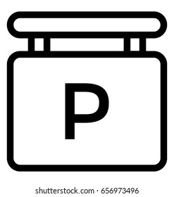 Parking Vector Icon