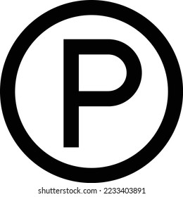 Parking Vector Icon Design Illustration