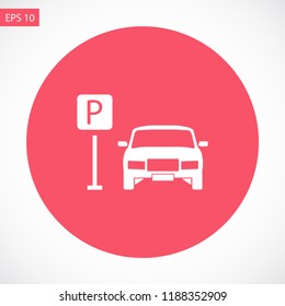 parking vector icon eps 10