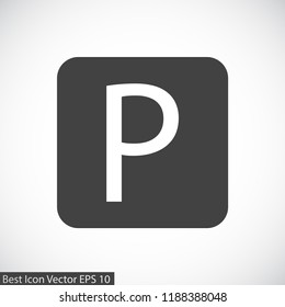 parking vector icon eps 10