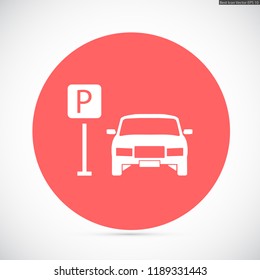 parking vector icon eps 10