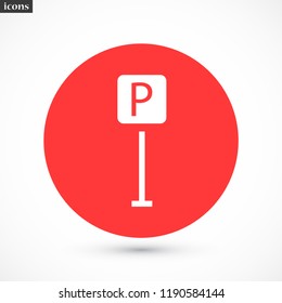 parking vector icon eps 10