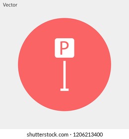 parking vector icon eps 10